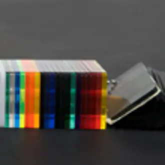 Acrylglas in verschiedenen Farben